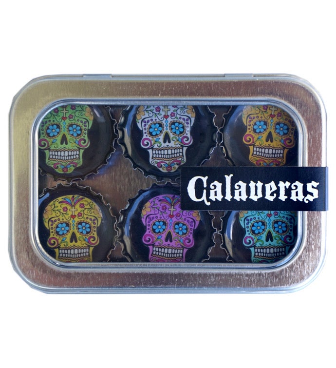 Calaveras Magnet Gift Set   Six Pack