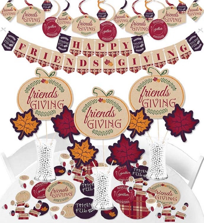 Friends Thanksgiving Feast Friendsgiving Supply Decor Kit Fundle Bundle