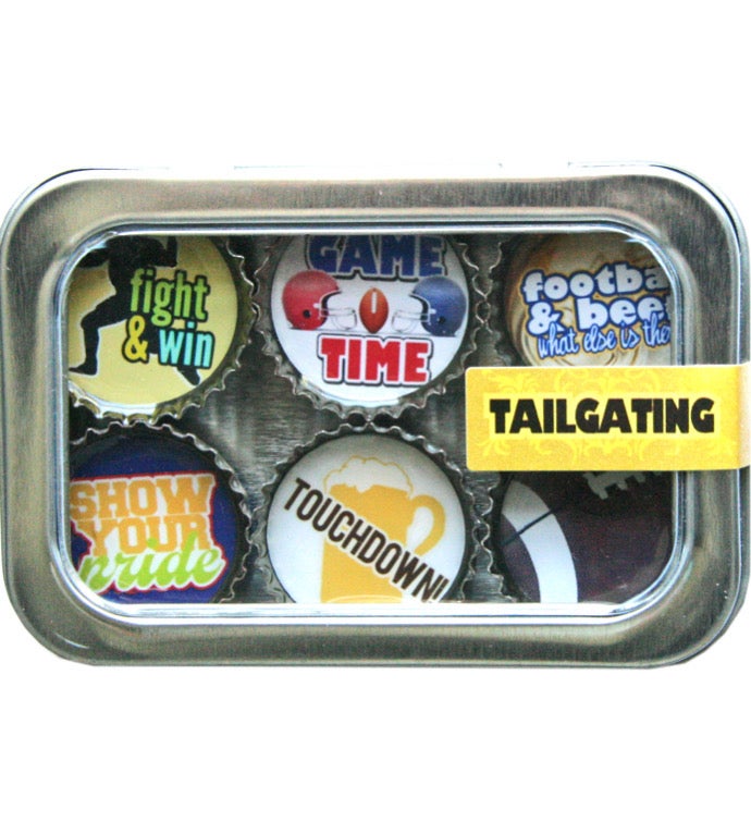 " Tailgating Magnet Gift Set   Six Pack"