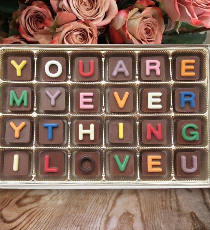 You Are My Everything I Love You Chocolate Message
