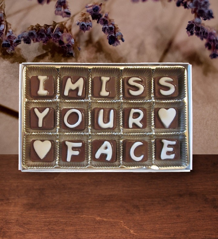 I Miss Your Face Chocolate Message Gift