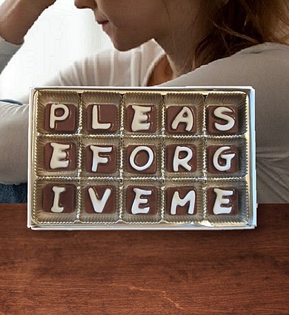 Get Well Soon Chocolate Message