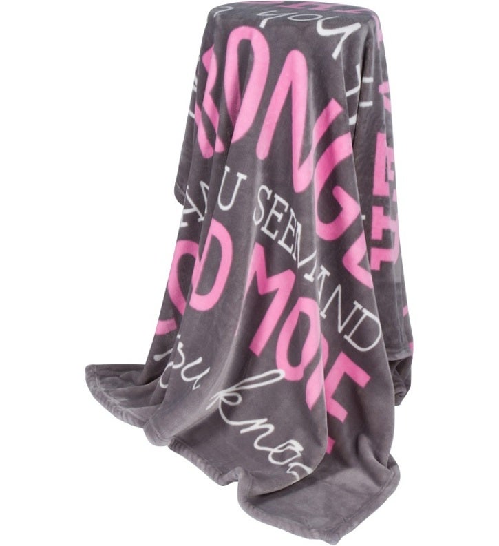 Victoria secret heart online blanket