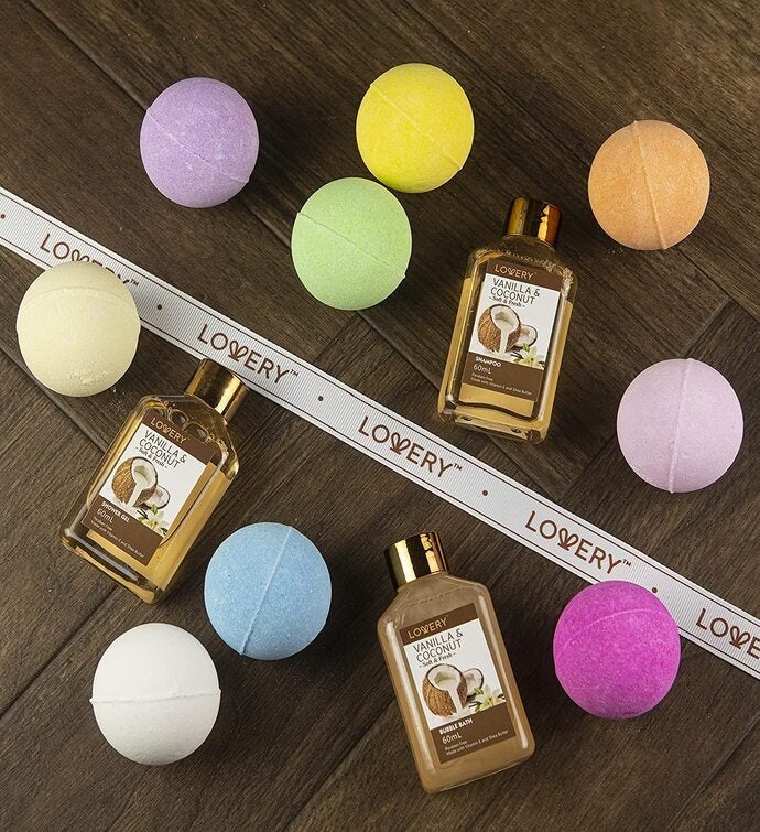 Bath Bombs Gift Set - Home Spa Set With 9 Oversized Scented Bath Bombs