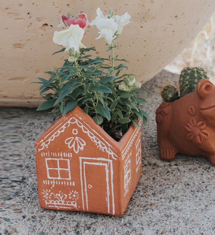 Vasanta Terracotta Planter With Drainage