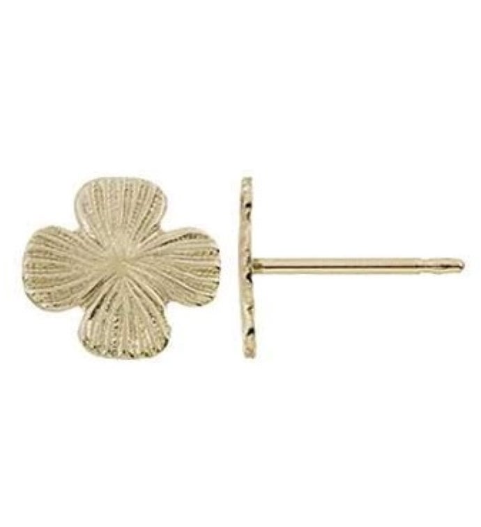 14k Gold Filled Clover Earrings
