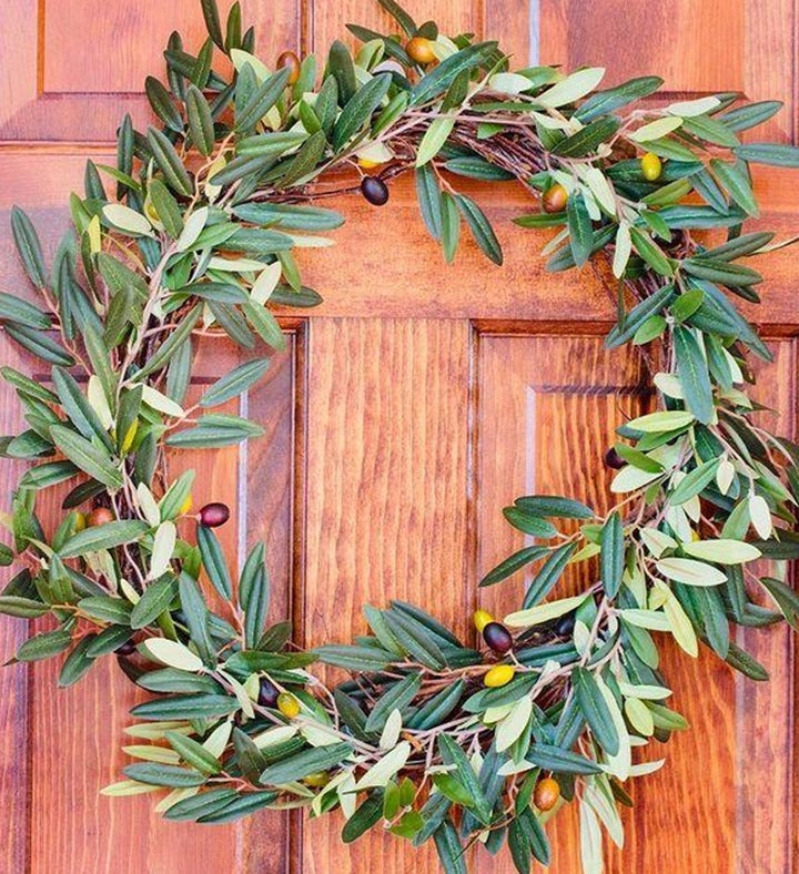 Nearly Natural 20" Olive Wreath"