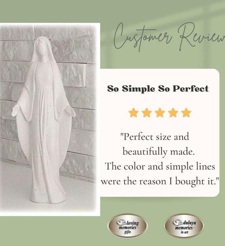 Virgin Mary Statue Sympathy Gift