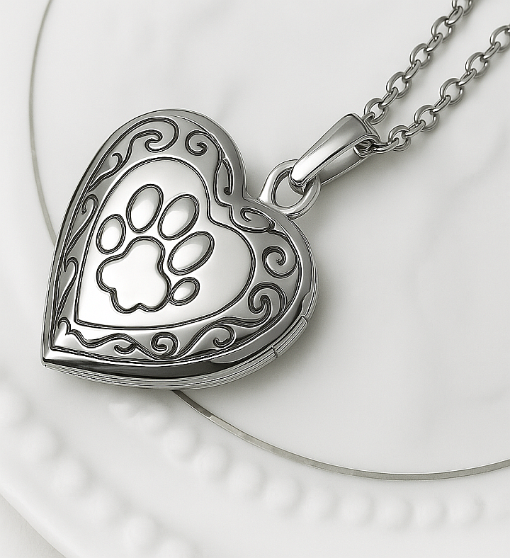 Loss Of Pet Memorial Locket Necklace