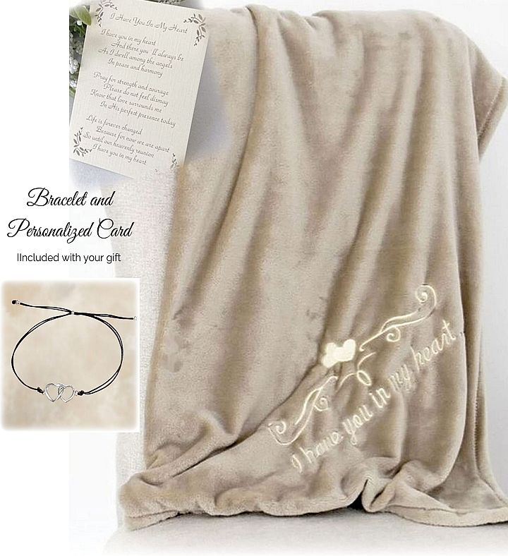 Mink Memorial Blanket Sympathy Throw