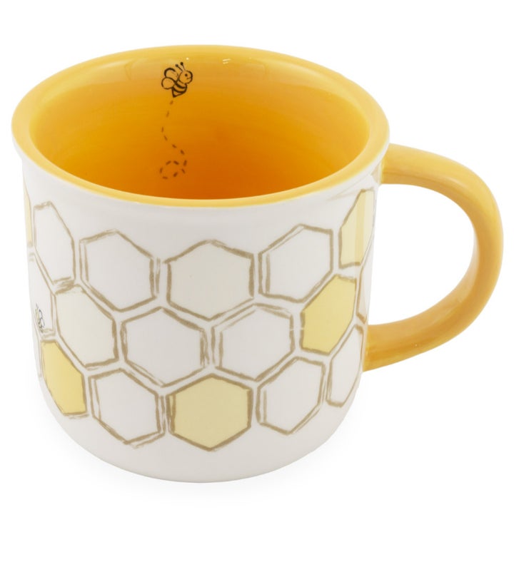 Bee Gnome Honeycomb Mug