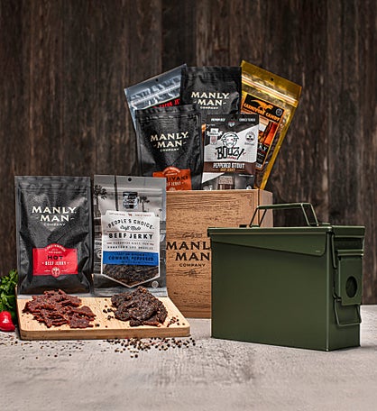 The Best Jerky Ammo Can Gift Basket