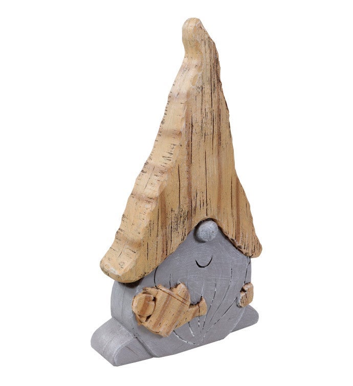 Basil The Gardening Gnome Statue   Indoor/outdoor Figurine   18 inch