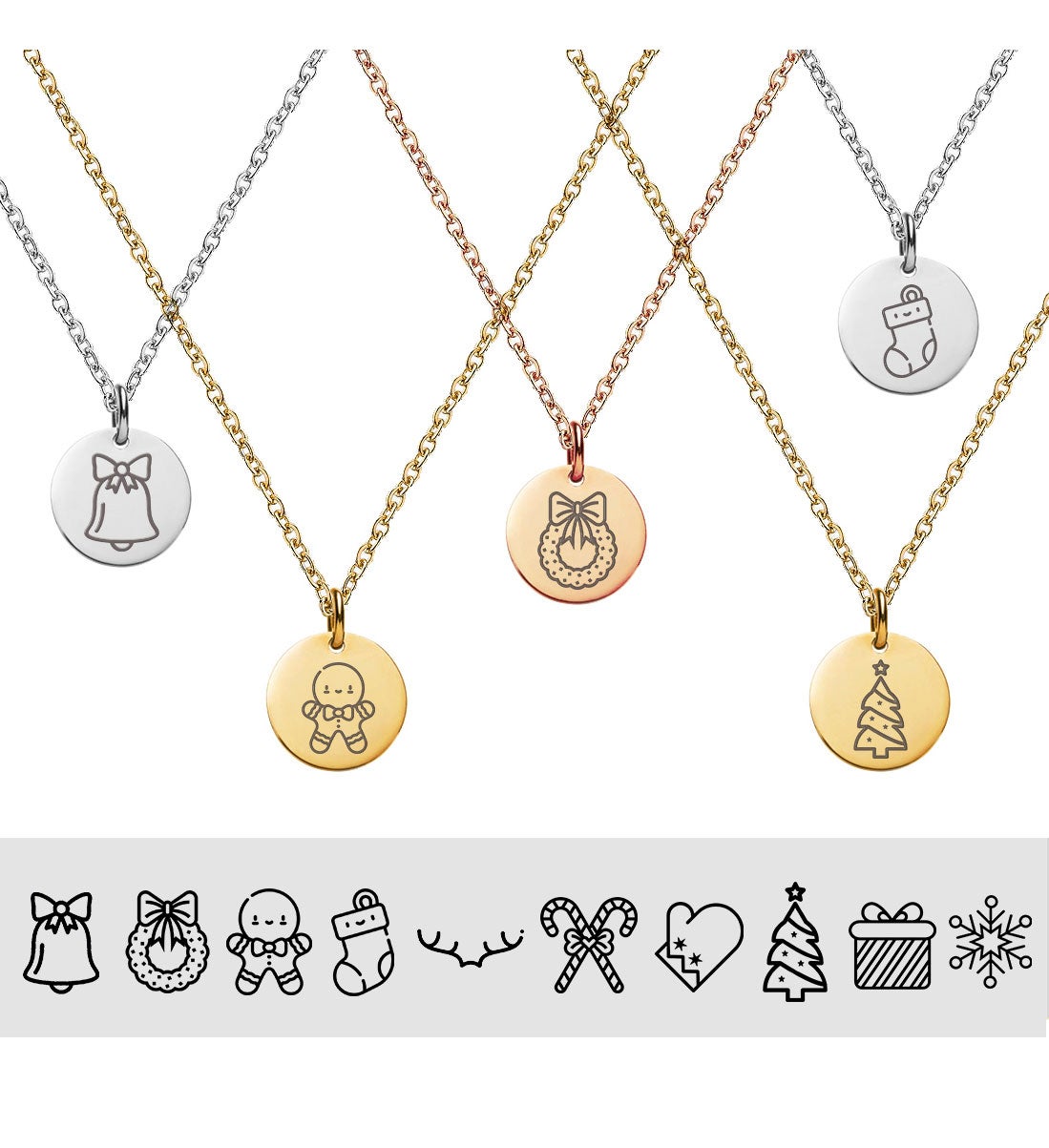 Gingerbread Man Pendant Necklace