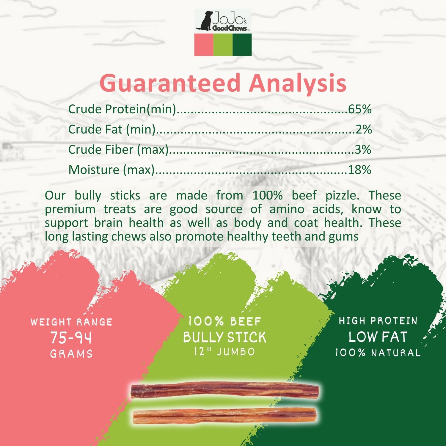 Natural Beef Bully Stick