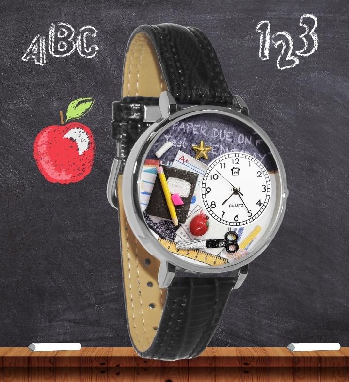 Teacher Chalkboard 3d Watch