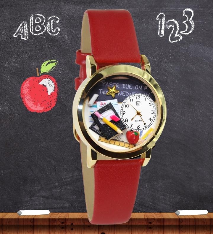Teacher Chalkboard 3d Watch