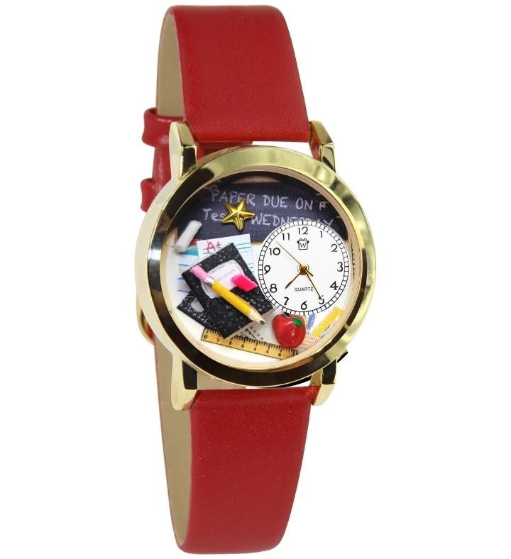 Teacher Chalkboard 3d Watch