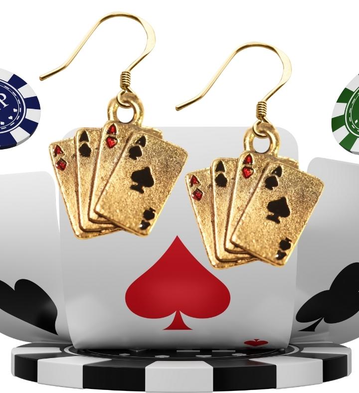 Aces Charm Earrings