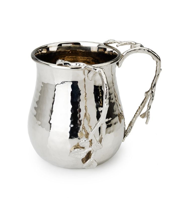 Nickel Wash Cup-leaf Design