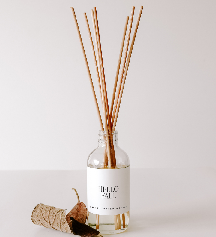 Hello Fall Clear Reed Diffuser