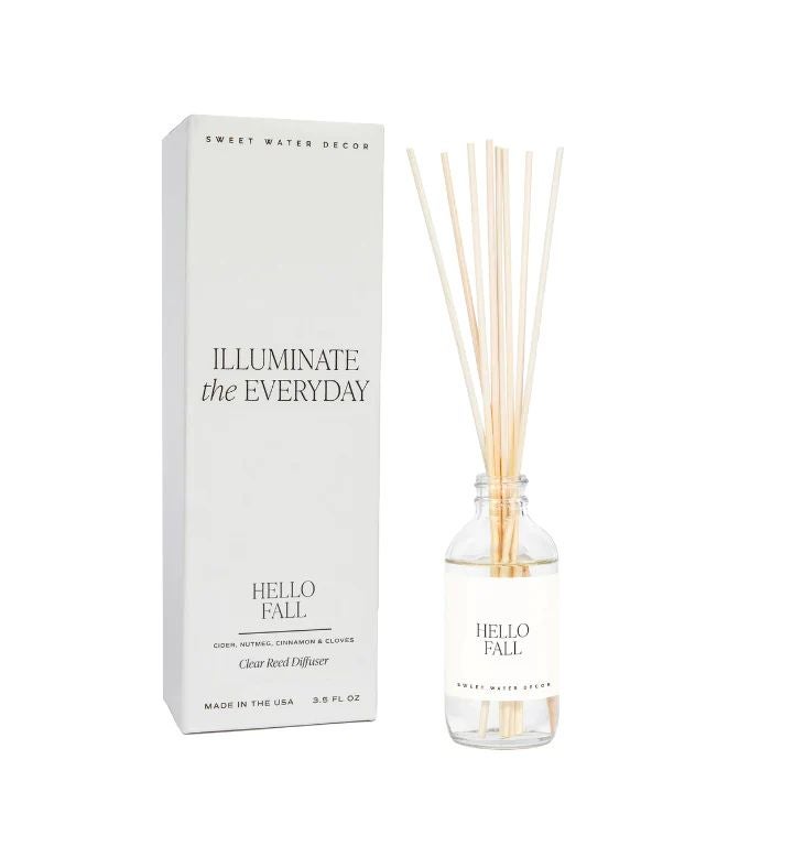 Hello Fall Clear Reed Diffuser
