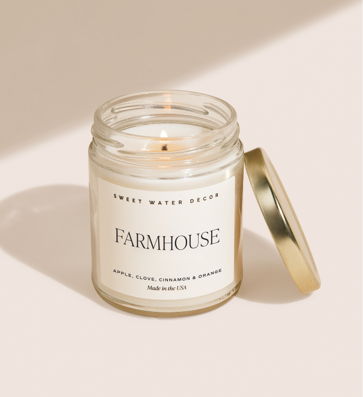 Farmhouse Soy Candle - 9 Oz