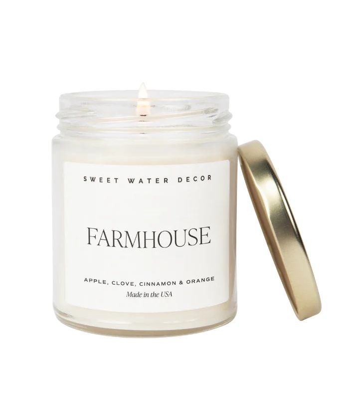 Farmhouse Soy Candle   9 Oz