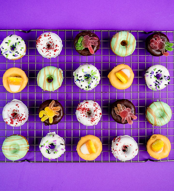 Halloween Donut Tower
