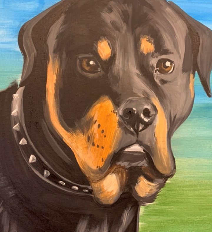 Paint Your Pet Art Class With Pipe & Palette