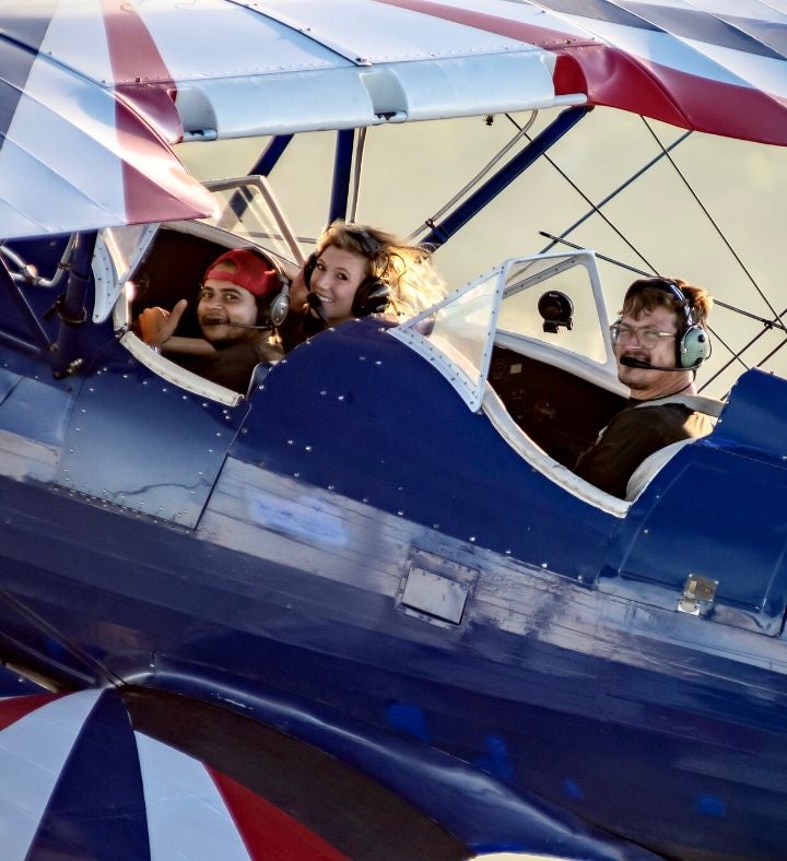 Biplane Rides Over Atlanta