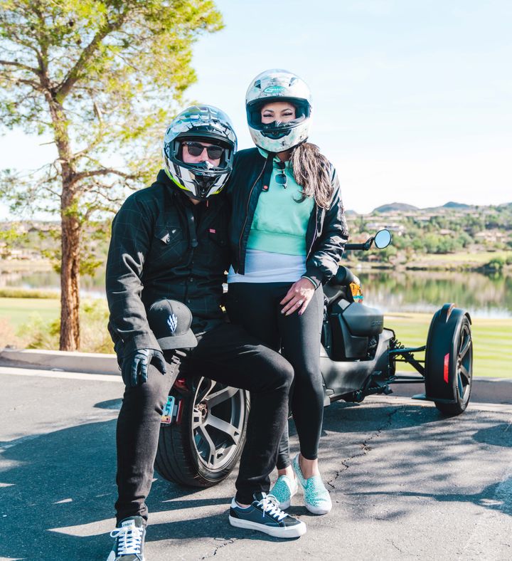 Couples Motorbike Tour Of The Vegas Desert