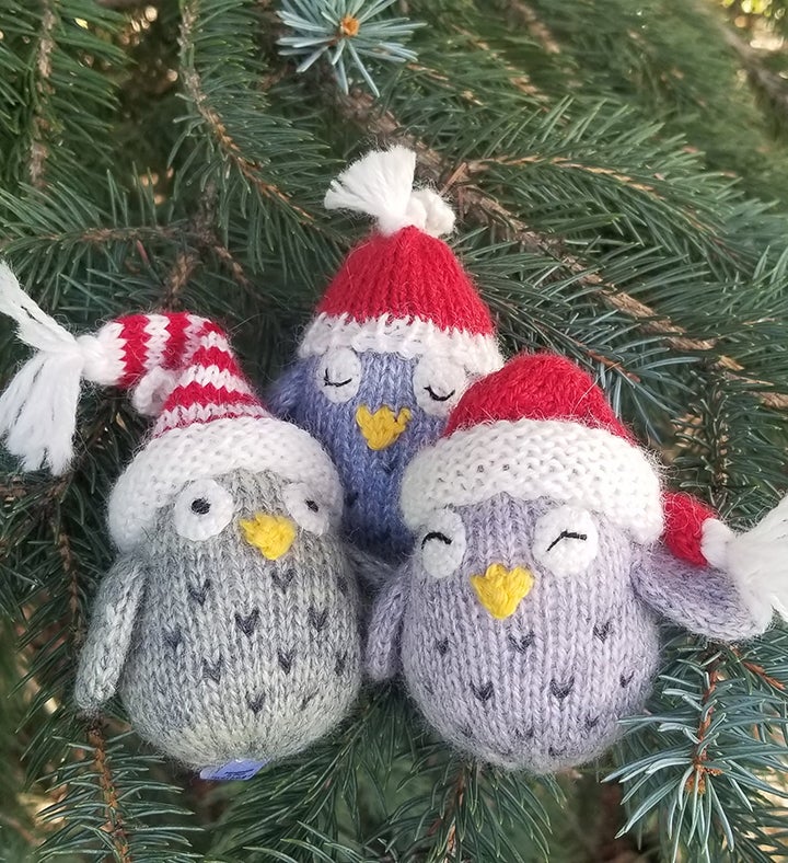 Owl Ornaments, Set Of 3
