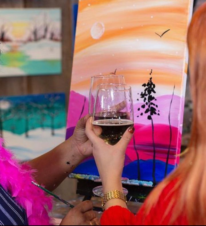 Paint And Sip Class For Two