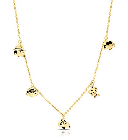 Snoopy & Woodstock Charm Necklace