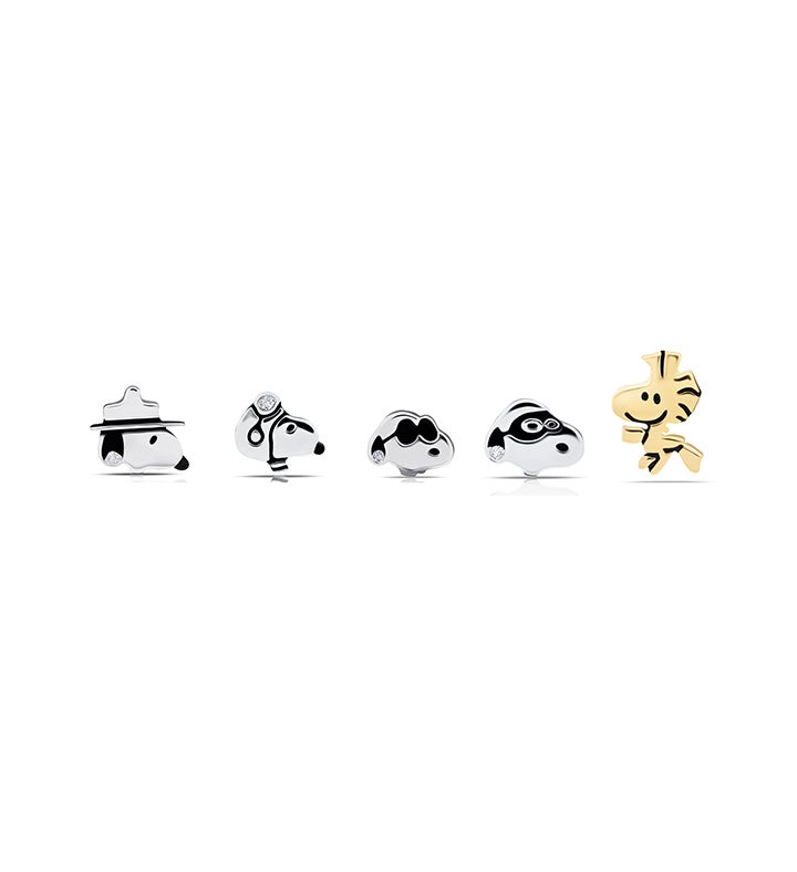 Snoopy & Woodstock Stud Earrings Set
