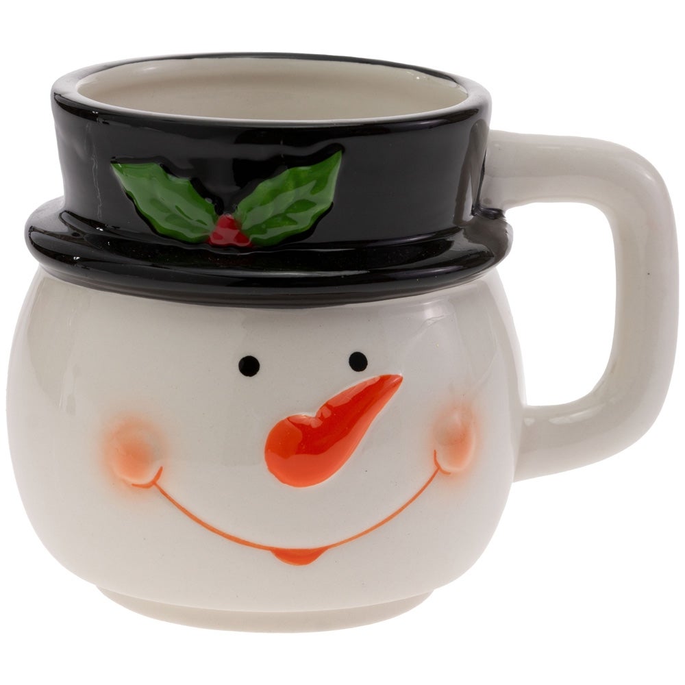 Festive Snowman Mug Stack