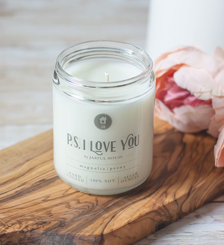 Ps I Love You Soy Candle Magnolia & Peony