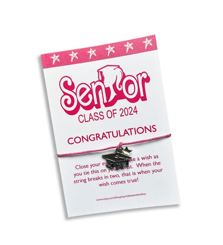 Senior 2024 Graduation Wish Bracelet