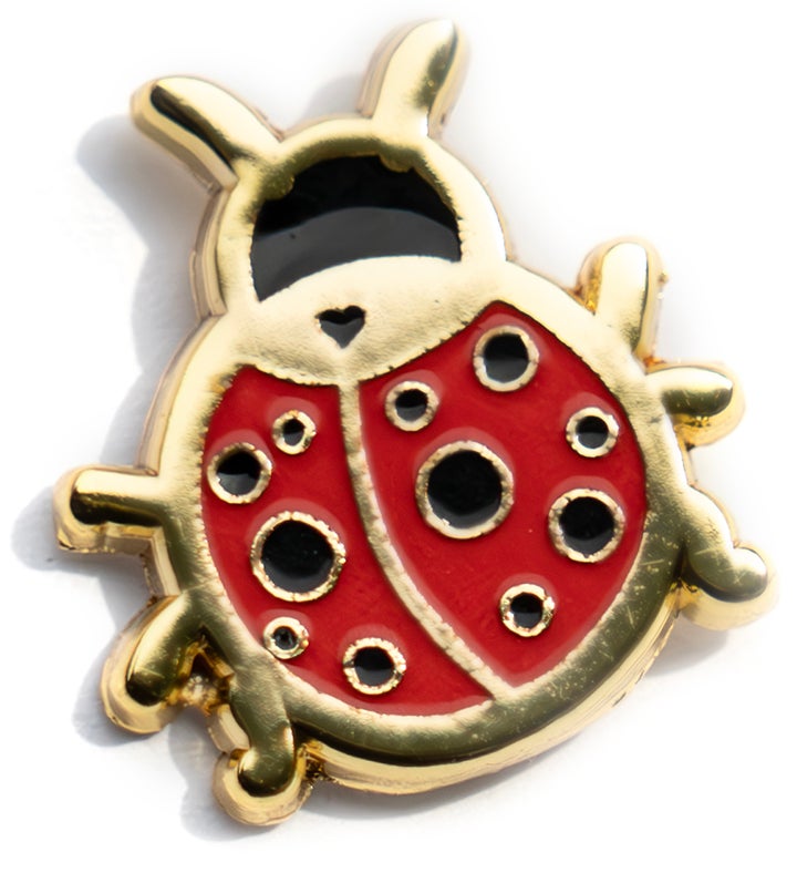 Cute Ladybug Lapel Pin