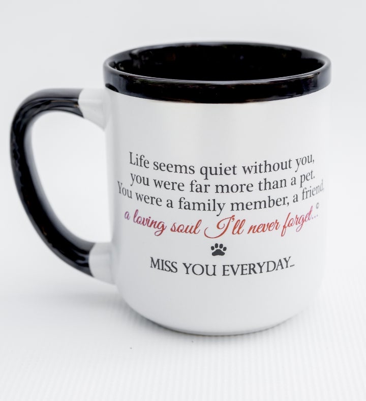 Pet Memorial Mug: Pawprints Left By You