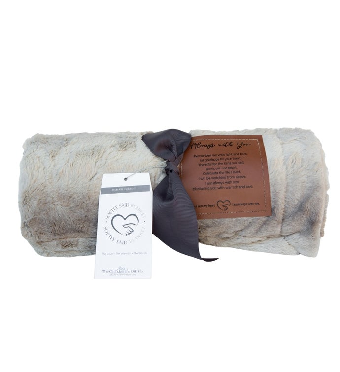Softly Said Sympathy Blanket: Always With You