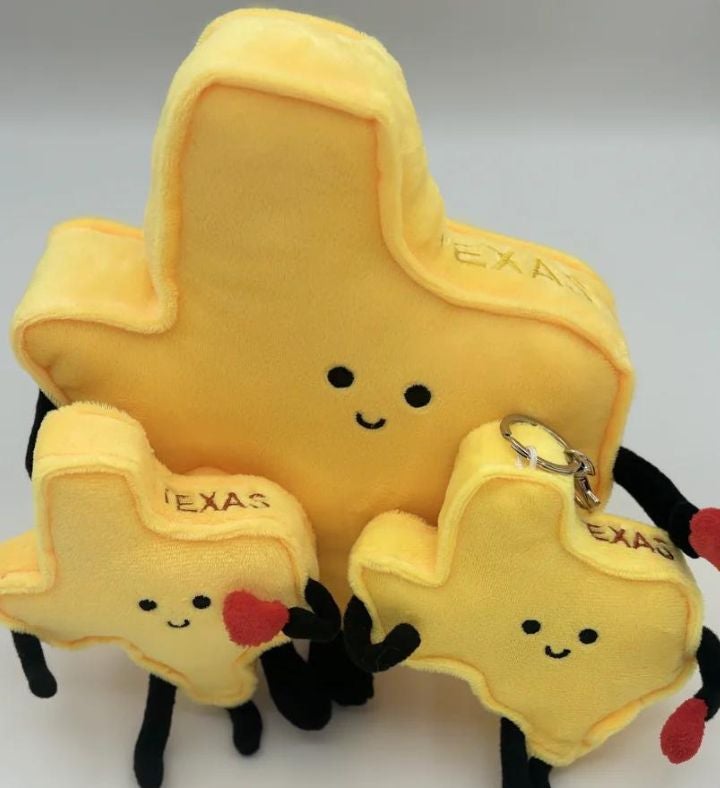 Texas Plush Keychain