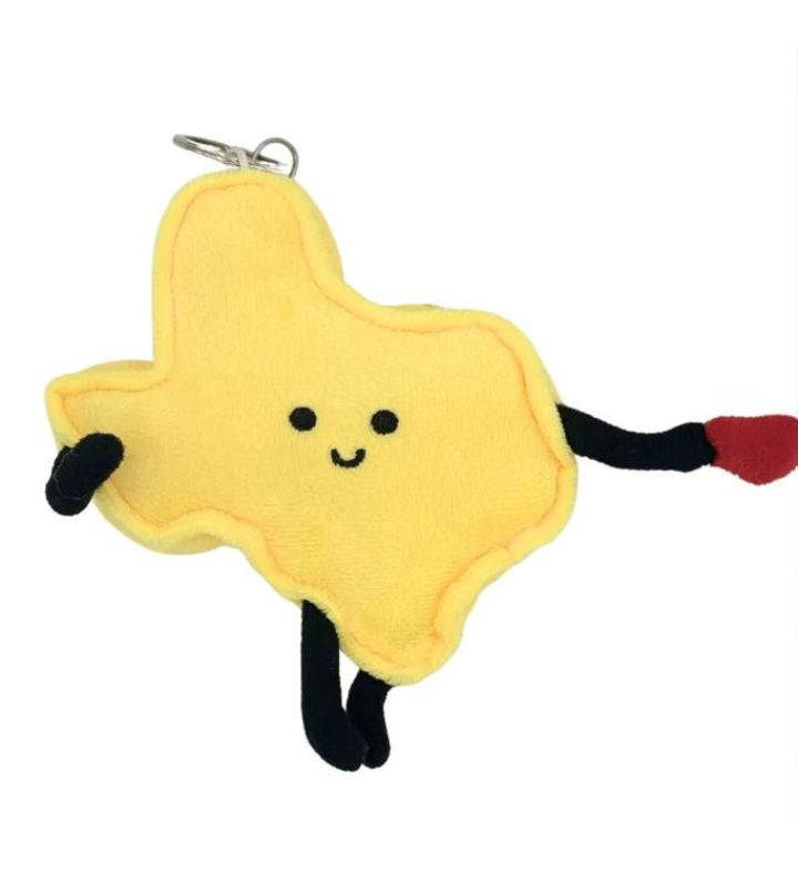 Texas Plush Keychain