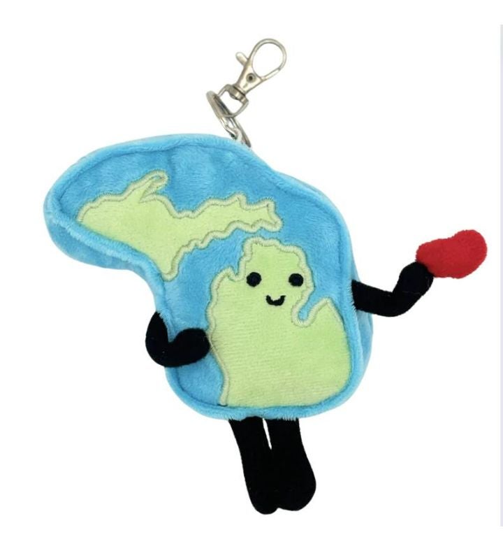 Michigan Plush Keychain