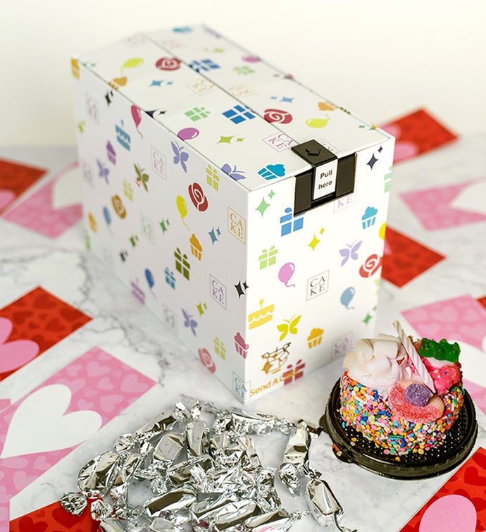 Mother's Day Roses And Charms Love Shower Bundle W/ Cake
