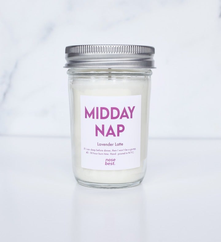 Pride Collection  Midday Nap   Lavender Latte Soy Wax Candle 8oz