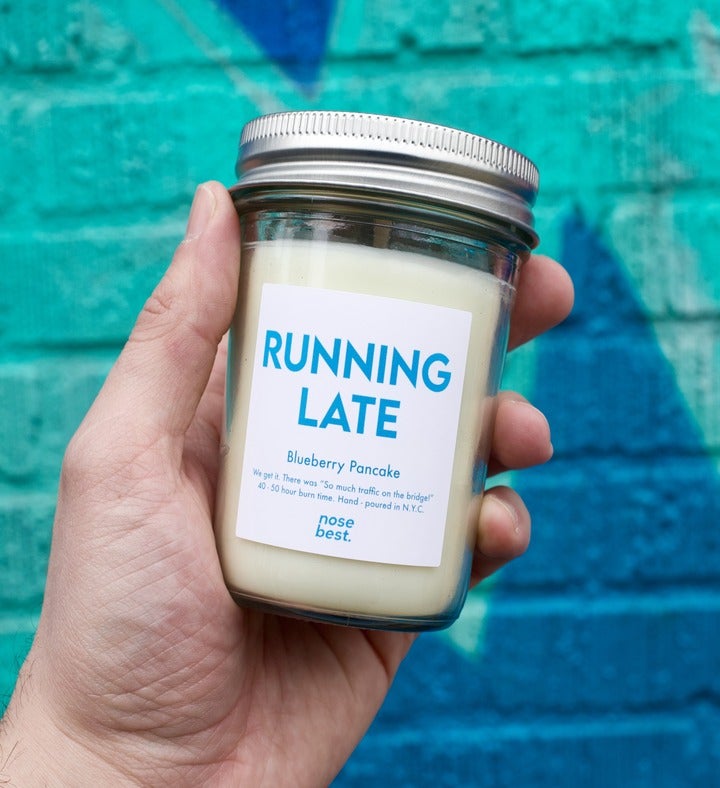 Pride Collection | Running Late | Blueberry Pancake Soy Wax Candle 8oz