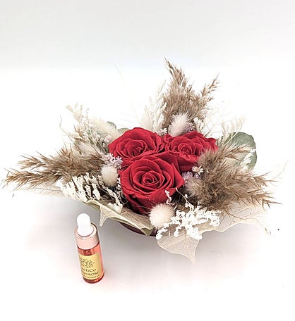 Preserved Rose Centerpiece With Fragrance