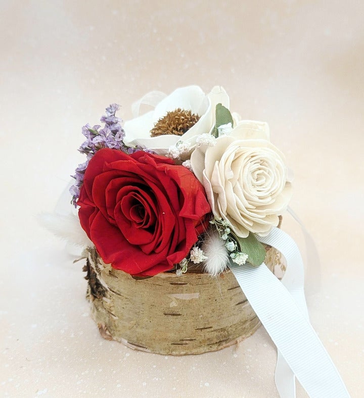 Preserved Red Rose Boutonniere | Marketplace | 1800Flowers